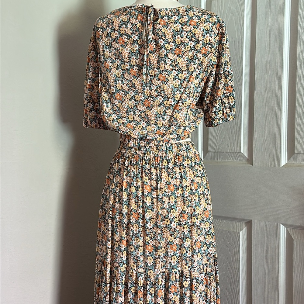 Rhythm 70s Floral 2 Piece Skirt/Top Set US S/AUS 6 - Picture 14 of 16
